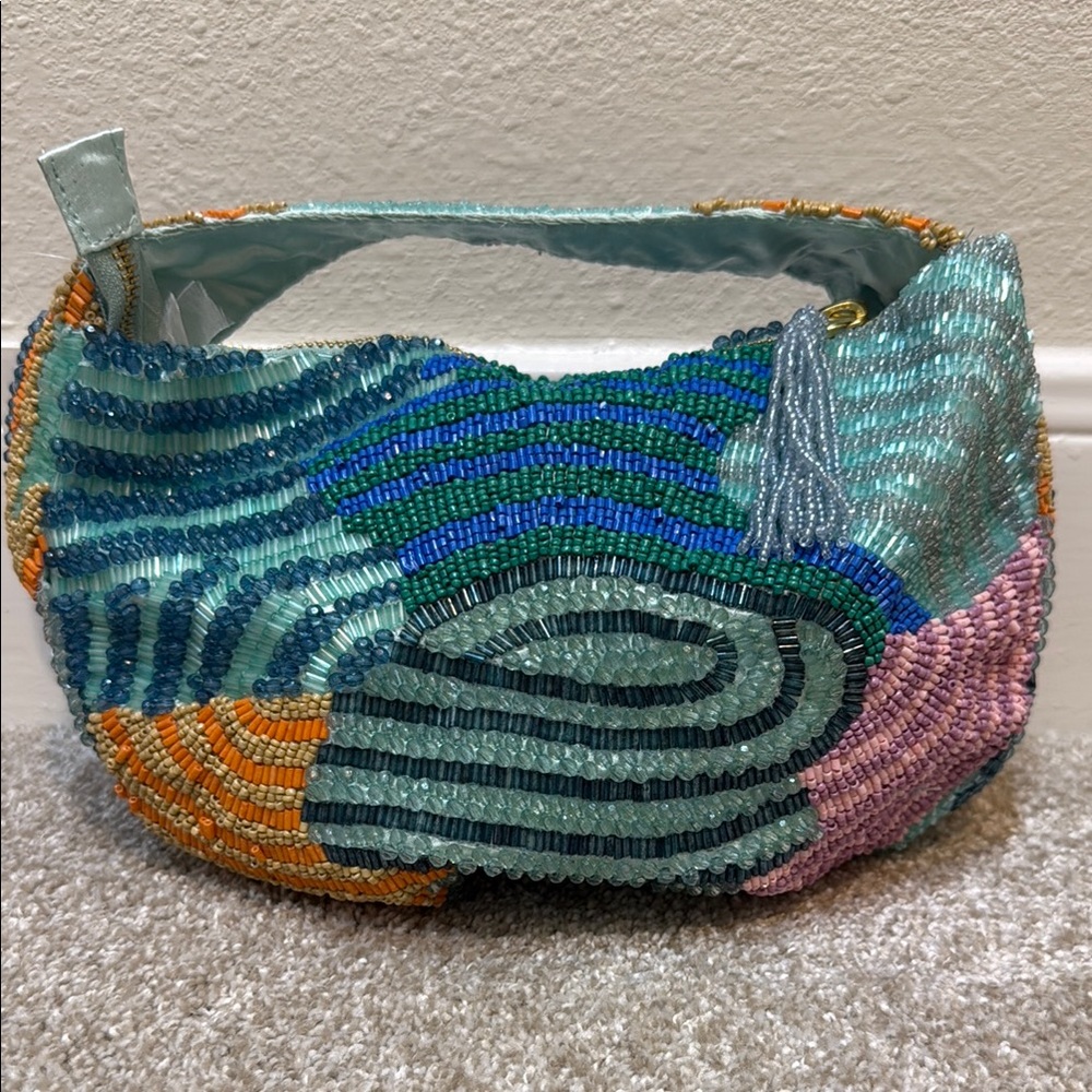VIRAL Colorful Beaded Women's Bag